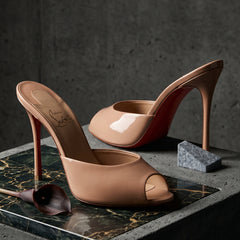 Beige Sougoutin Heel