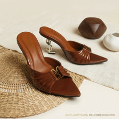 BABYLONE Patent Leather Brown