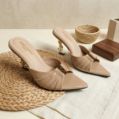 BABYLONE Patent Leather Beige