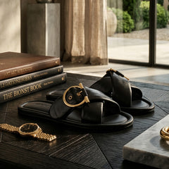 Gancini Sandal Black