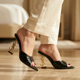 BABYLONE Patent Leather Black