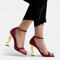 Maroon YSL Heel