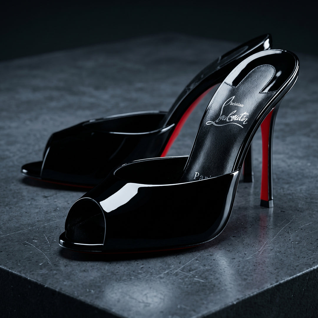 Black Sougoutin Heel