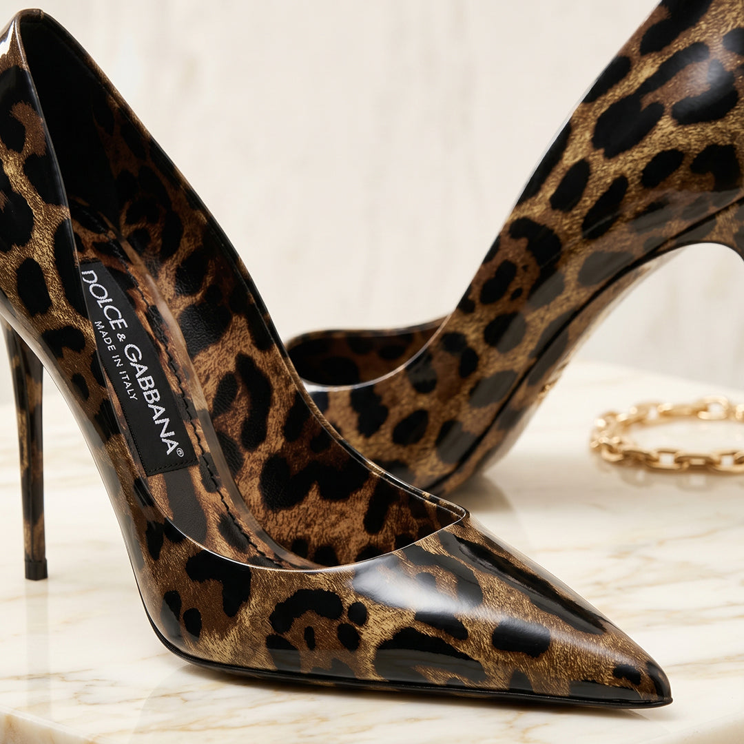 D&G Leopard Heel