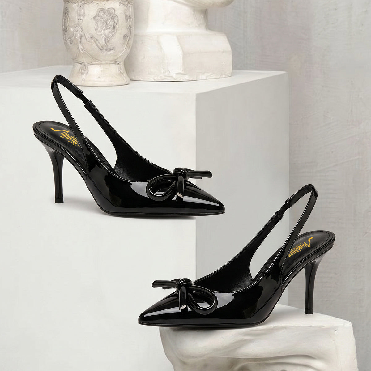 BLACK PUMP BOW