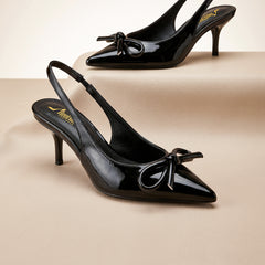 BLACK PUMP BOW