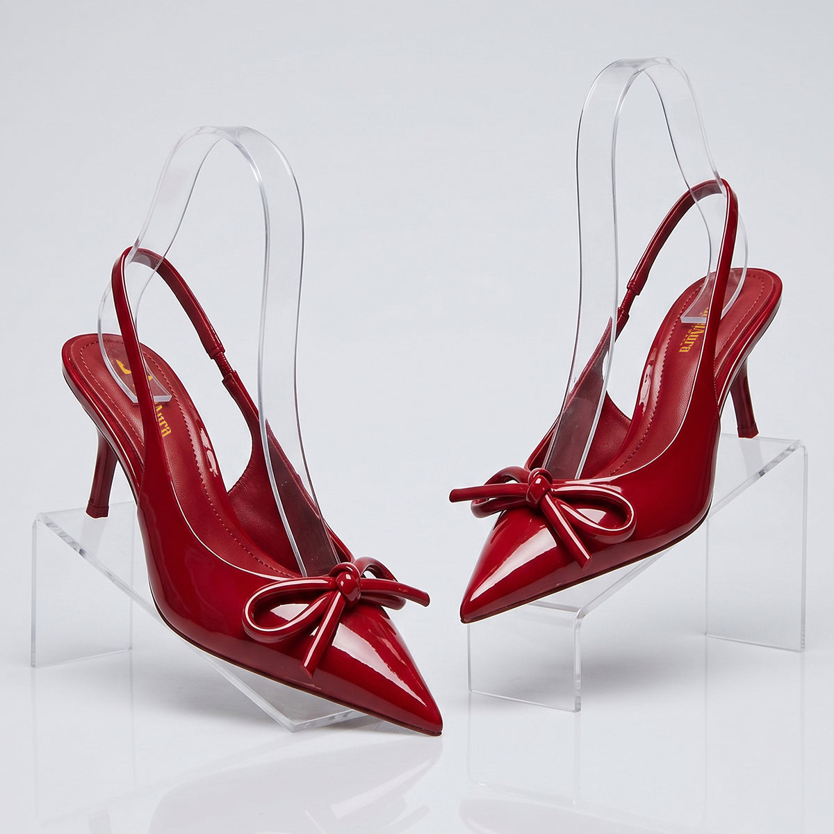 BURGUNDY PUMP BOW