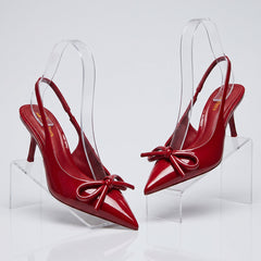 BURGUNDY PUMP BOW