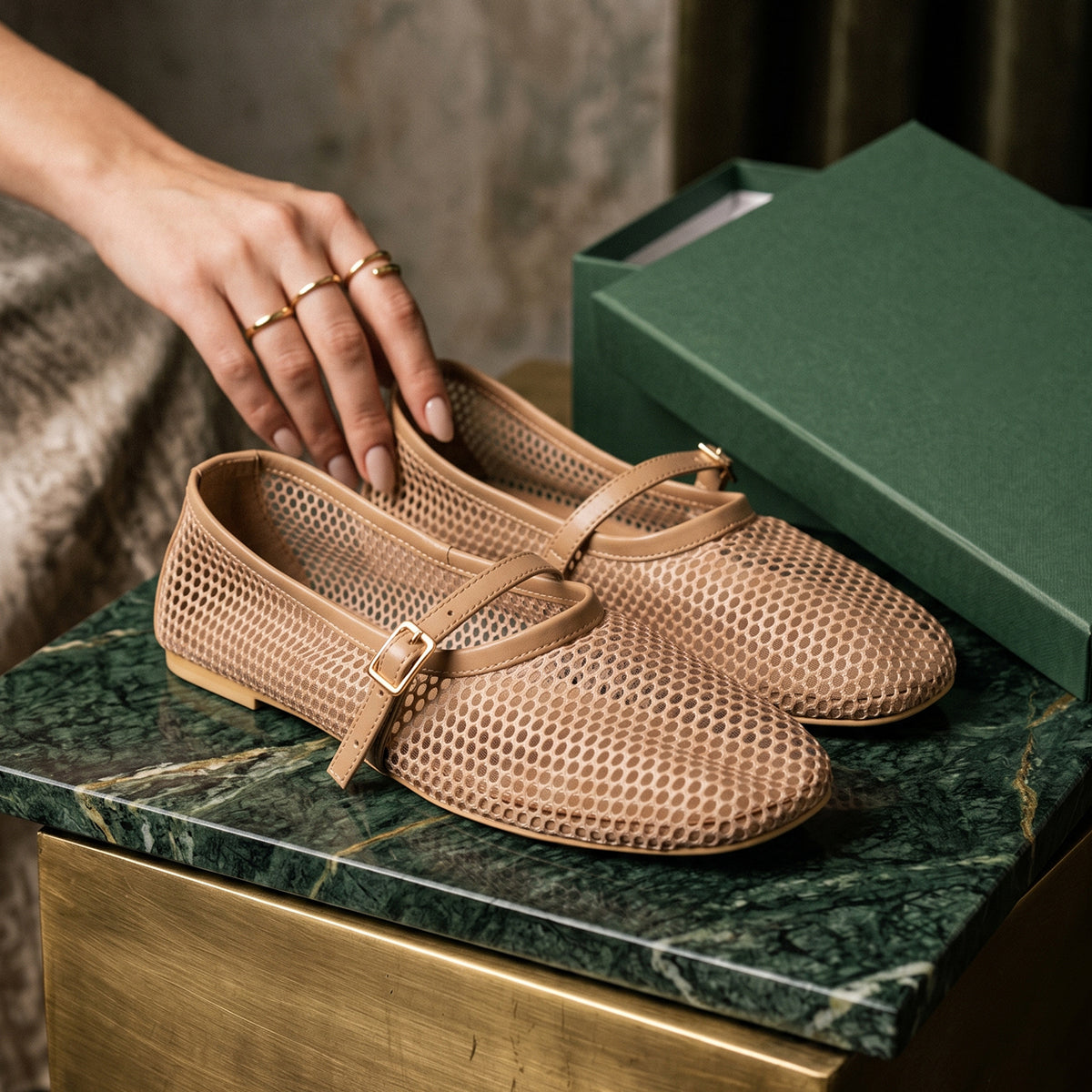 STRAP BALLET Flat