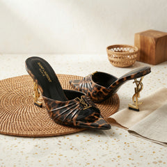 BABYLONE Patent Leather Leopard