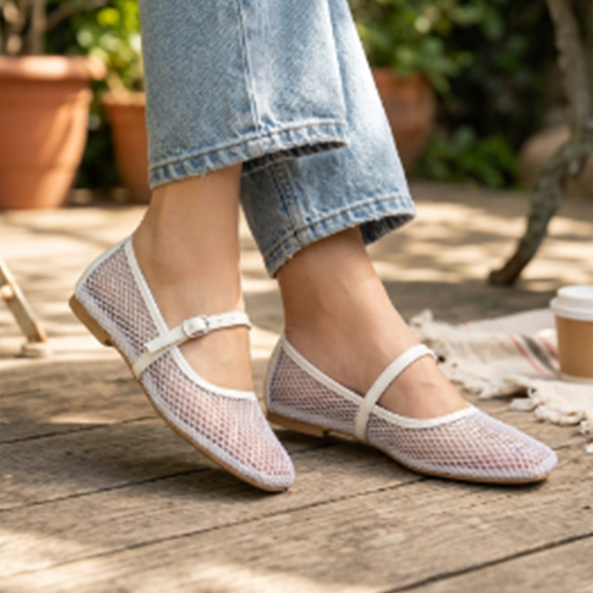 STRAP BALLET Flat
