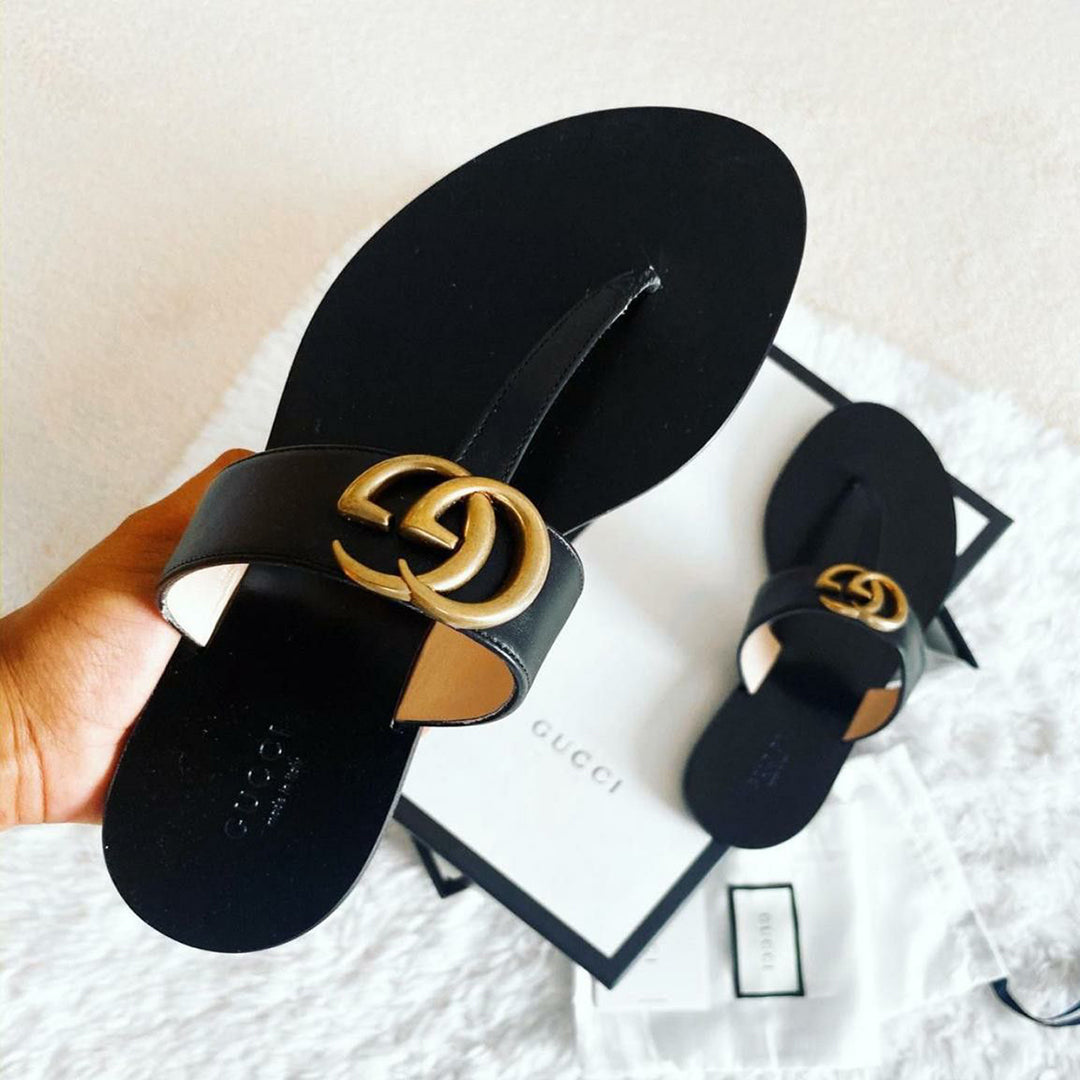 Gucci Black Sliper